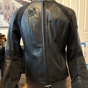 Women's BILT Black Leather Jacket